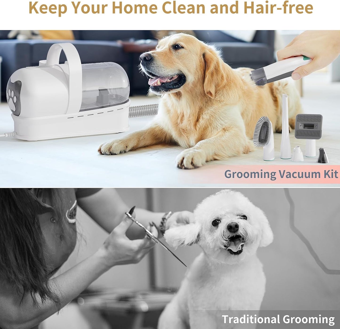 FurHaven™ - 7-in-1 Pet Trimming and Vacuuming Tool
