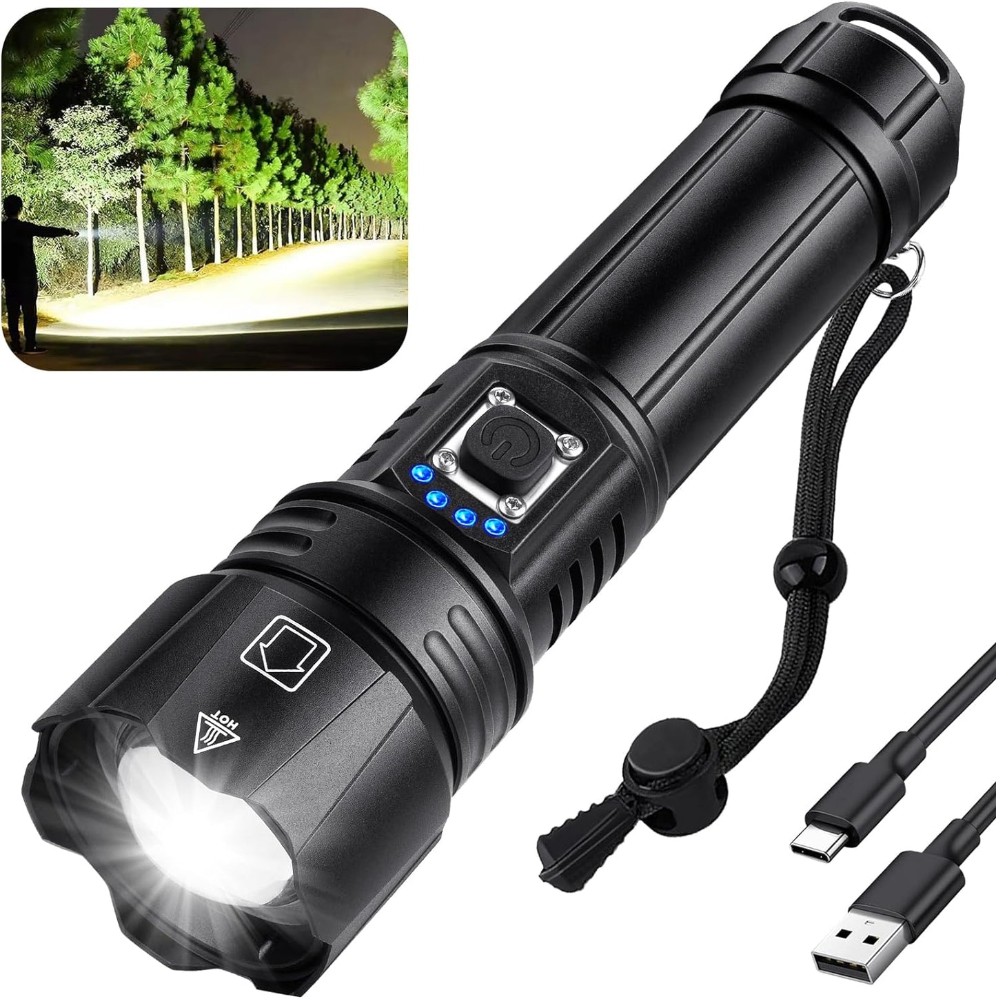 LumiPower™ - High-Lumen LED Flashlight for Extreme Visibility