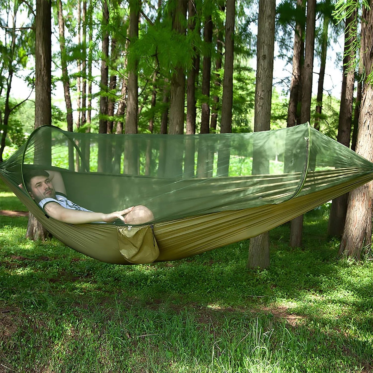 InsectEase™ - Mosquito-Proof Quick-Setup Hammock
