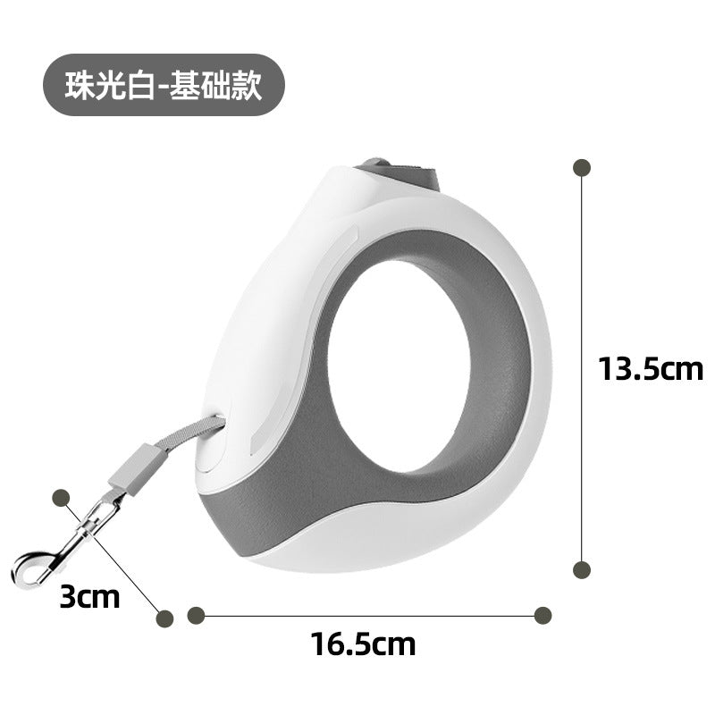 Pet automatic leash, double-headed teles dog chain, one drag and two dogs, two-in-one dog walking leash