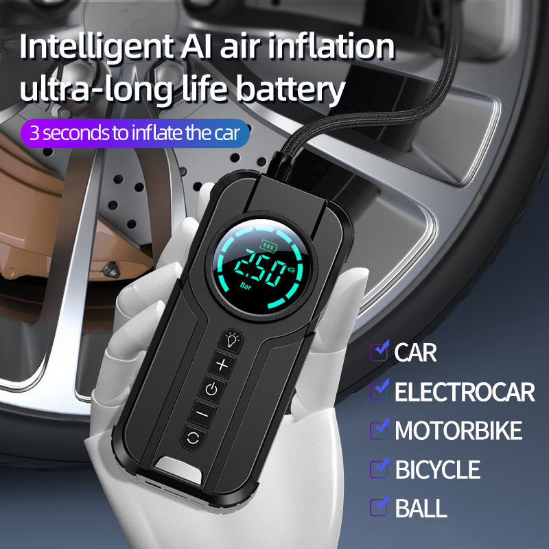 TurboJump™ - Dual-Purpose Air Compressor and Battery Jumper