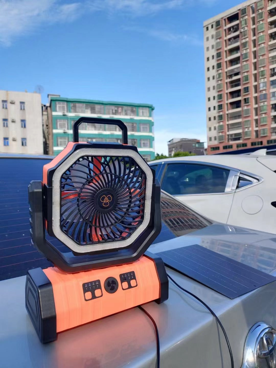 Outdoor camping fan, camping tent, usb portable lighting appliance, desktop all fan