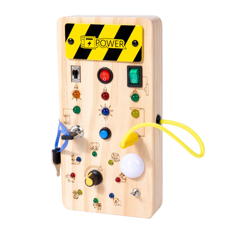 BrightPlay™ Montessori Board - Interactive LED Sensory Activity Toy