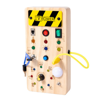 BrightPlay™ Montessori Board - Interactive LED Sensory Activity Toy