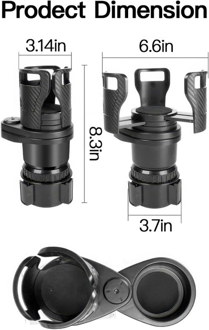 CupEase™ - Multifunctional 2-in-1 Car Beverage Holder