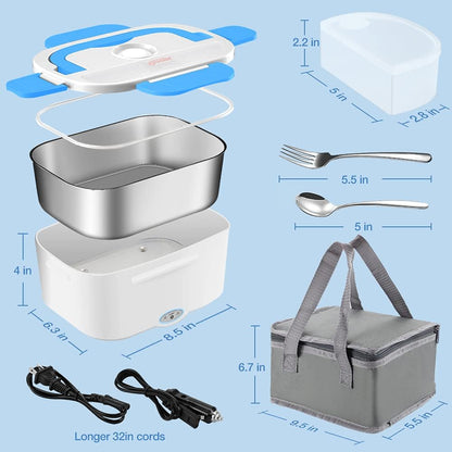 HeatMate™ Lunch Box - Portable Electric Food Warmer