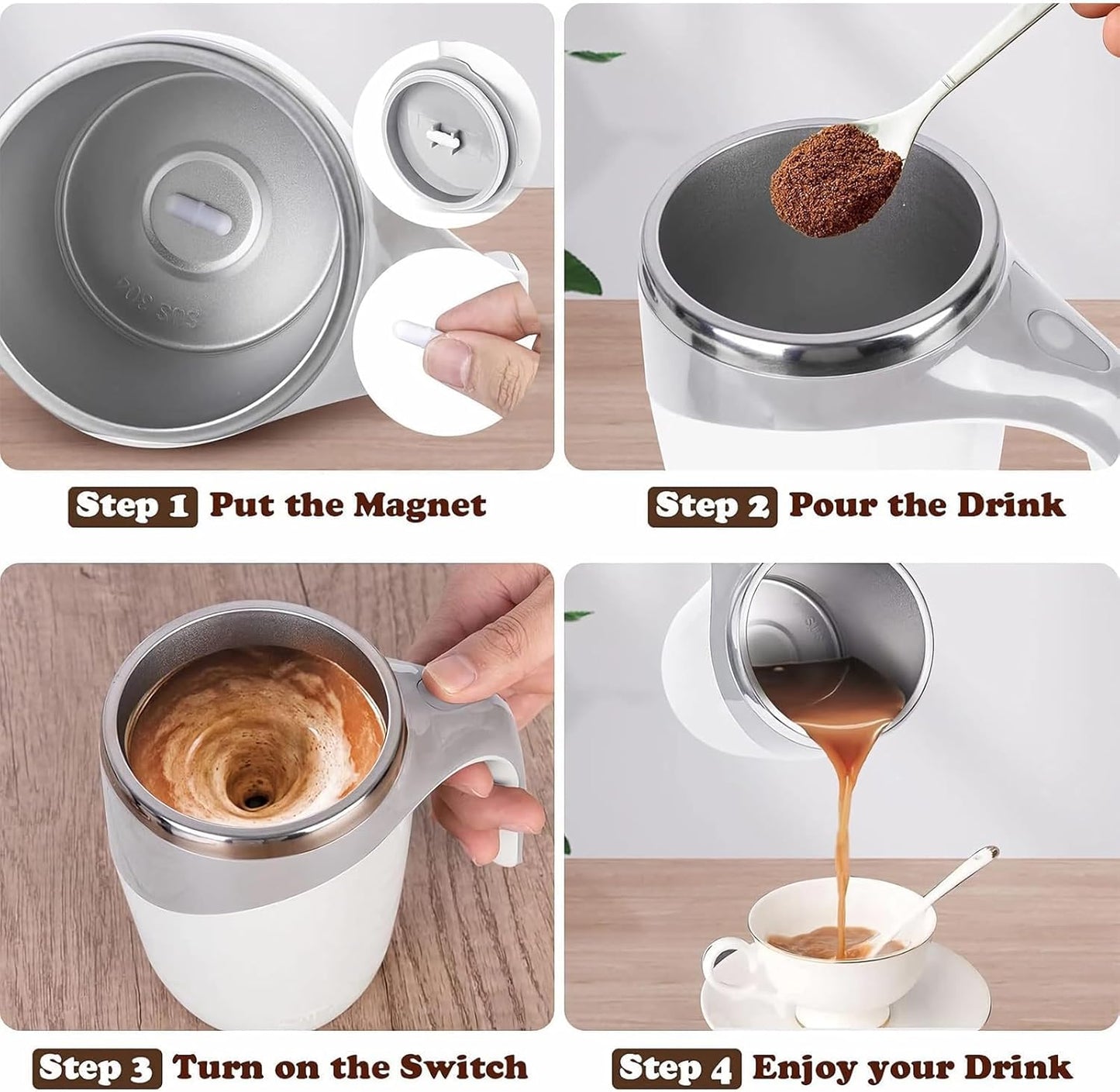 StirMate™ - Self-Stirring Mug