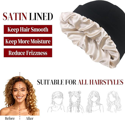 SilkShield™ Satin-Lined Beanie