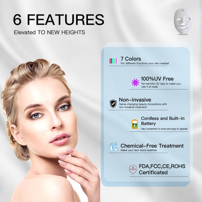 DermaLight™ - LED Red Light Therapy Facial Mask