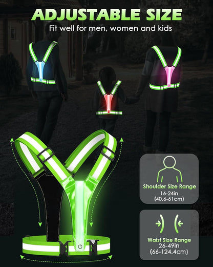 LumiSafe™ - High-Visibility Reflective Safety Vest