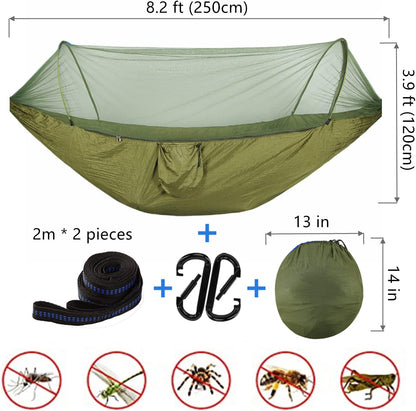InsectEase™ - Mosquito-Proof Quick-Setup Hammock