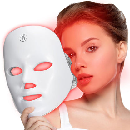 DermaLight™ - LED Red Light Therapy Facial Mask