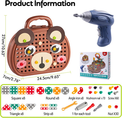 BrightBear™ - Creative Construction Play Set for Kids