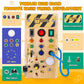 BrightPlay™ Montessori Board - Interactive LED Sensory Activity Toy