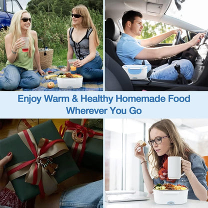 HeatMate™ Lunch Box - Portable Electric Food Warmer