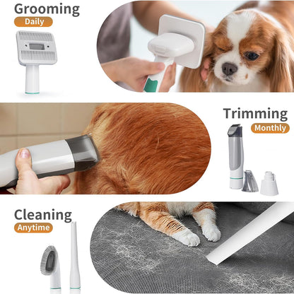 FurHaven™ - 7-in-1 Pet Trimming and Vacuuming Tool