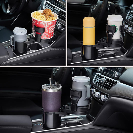 CupEase™ - Multifunctional 2-in-1 Car Beverage Holder