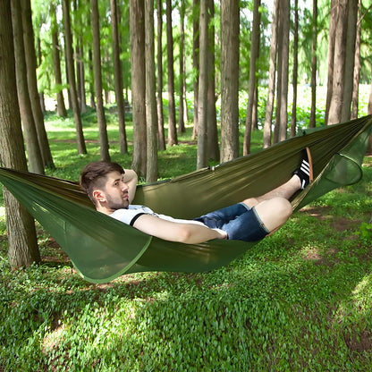 InsectEase™ - Mosquito-Proof Quick-Setup Hammock