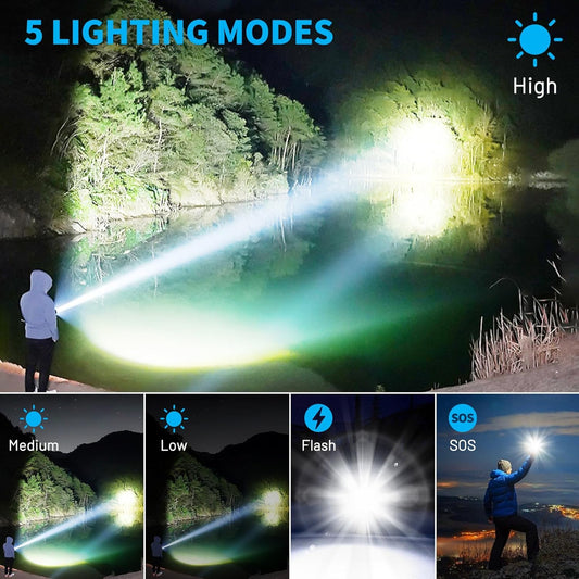 LumiPower™ - High-Lumen LED Flashlight for Extreme Visibility