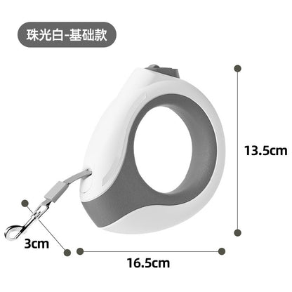 Pet automatic leash, double-headed teles dog chain, one drag and two dogs, two-in-one dog walking leash