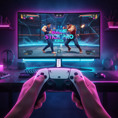 RetroVerse™ - All-in-One Game Dock V2 [20,000+ Classic Titles + 2 Free Controllers]